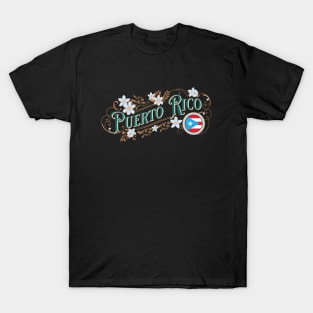 Puerto Rico Classic Vintage Sign T-Shirt